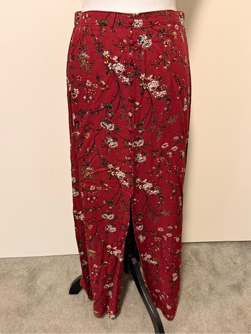 Mossimo Supply Co Floral Maxi Skirt Size S